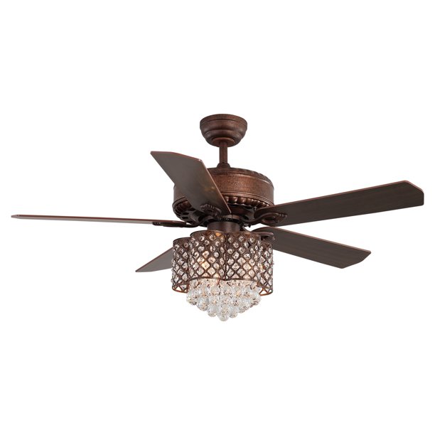 Ceiling Fan With Light And Remote Control 52 Crystal Outdoor 5 Blades 3 Sd Reversible Motor Low Profile Brown Color Ja3798 Com - Elegant Ceiling Fans With Lights And Remote Ceiling Fan With Light And Remote Control 52 Crystal Outdoor 5 Blades 3 Sd Reversible Motor Low Profile Brown Color Ja3798 Com - Elegant Ceiling Fans With Lights And Remote