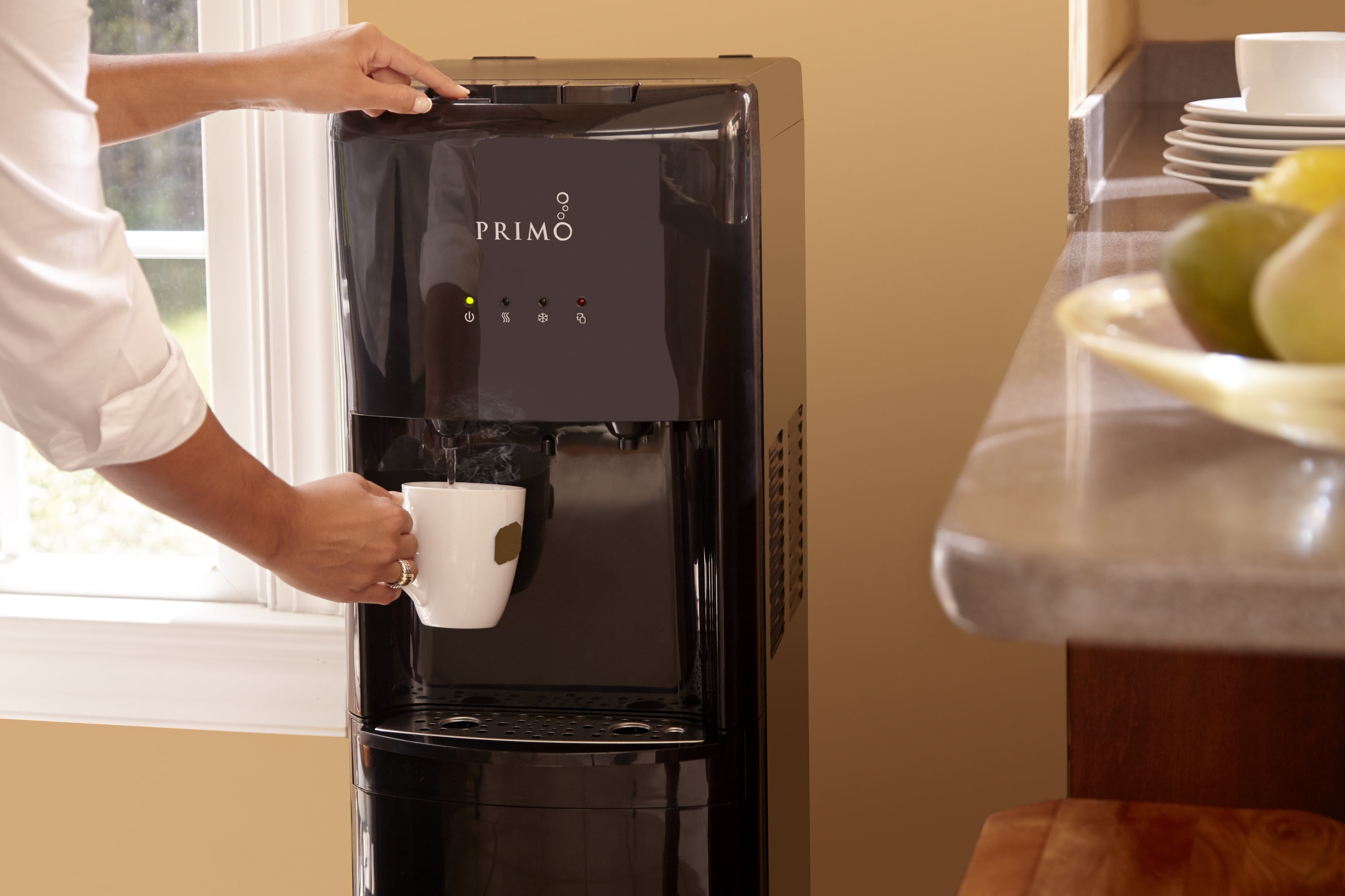 Primo Deluxe Water Dispenser Bottom Loading, Hot/Cold/Room Temp