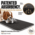 thumbnail image 5 of Magic Carpet™ Absorbent Dog Bowl & Crate Mat, X-Large, 1-Pack, 25" x 38.75" | Soaks Up Spills & Slobber, Washable, Low-Profile, Made in USA, 5 of 10
