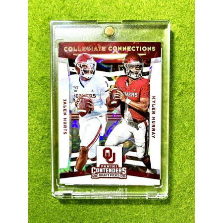 Jalen Hurts Galactic Prizm Rookie Card Kyler Murray Ssp 2020 Jalen Hurts Rc Sp