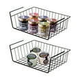 PinkSheep 2 Pack Under Shelf Basket, Storage Hanging Baskets