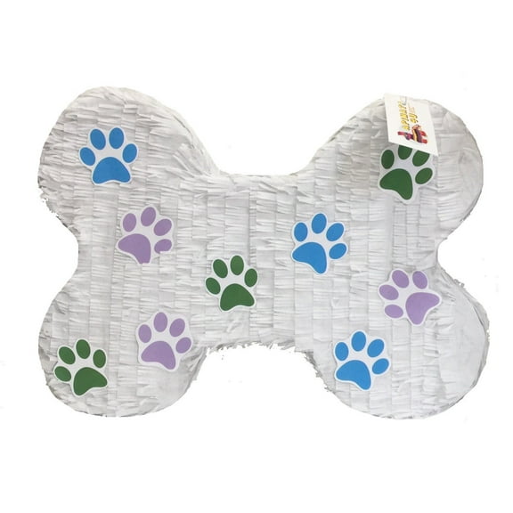 APINATA4U Puppy Paw Print Dog Bone Pinata
