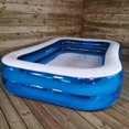 thumbnail image 1 of 2.6M X 1.75m Jumbo Rectangular Inflatable Garden Paddling Water Pool, 1 of 1
