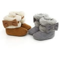 thumbnail image 5 of Newborn Baby Girls Boys Boots Soft Anti-Slip Sole Warm Winter Snow Booties Toddler Infant Prewalker Shoes, 5 of 7