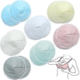 thumbnail image 1 of Organic Bamboo Nursing Breast Pads - 14 Washable Pads + Wash Bag - Breastfeeding Nipple Pad For Maternity - Reusable Nipplecovers For Breast Feeding, 1 of 3