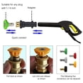 thumbnail image 4 of CSYANXING 1/4 Inch Quick Connect Spray Adapter 4000 PSI For Karcher K2-K7 Pressure Washer Gun Patio Wall Cleaning Accessory, 4 of 8