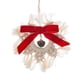 thumbnail image 1 of Decoración navideña bohemia, adorno de macramé nieve, colgante de pared tejido hecho a mano para el hogar, decoraciones para fi Gloria Copo de nieve de macramé, 1 of 9
