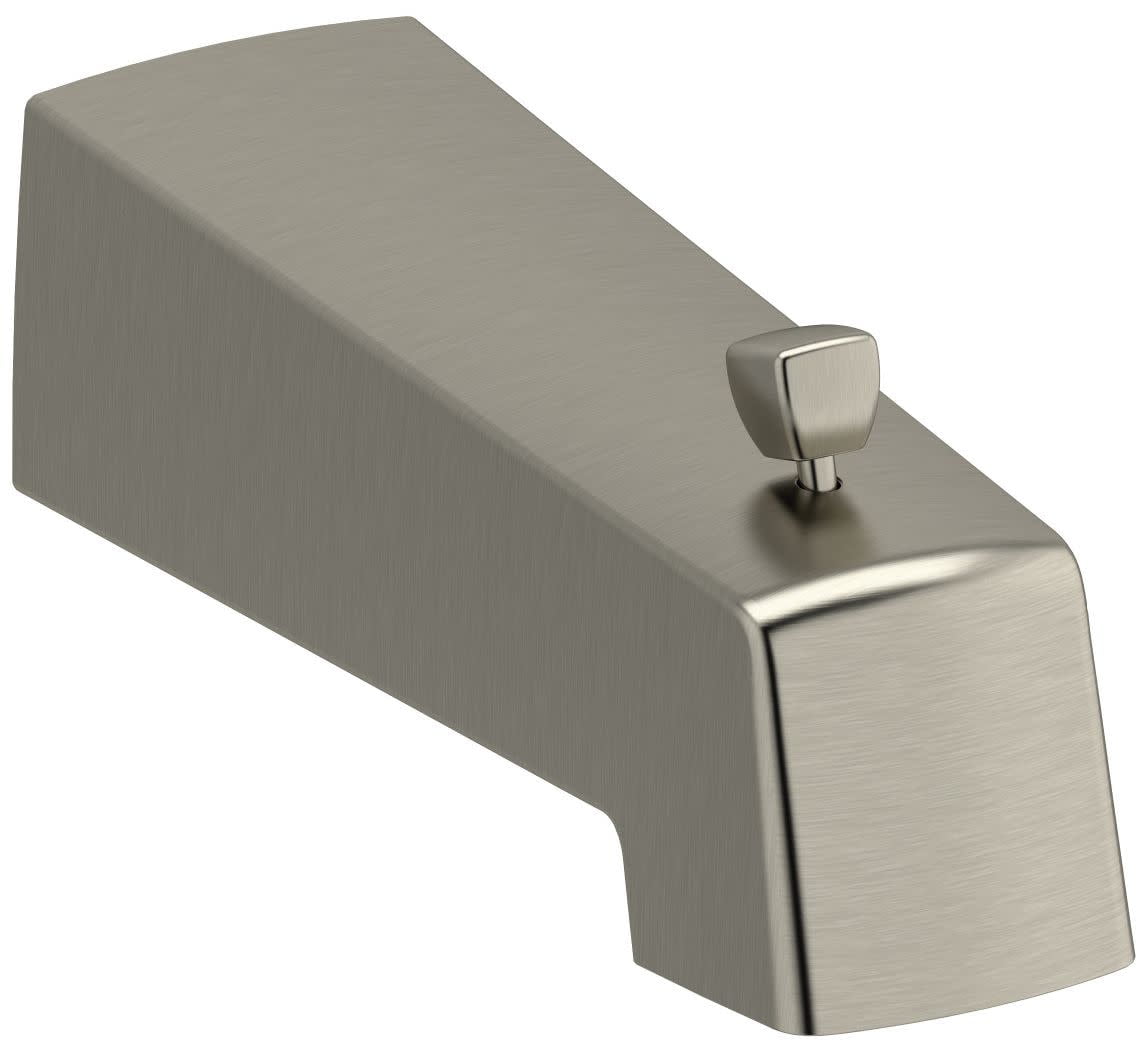 Riobel 891 63/8" Integrated Diverter Tub Spout Nickel