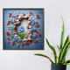 thumbnail image 5 of 5D bricolaje taladro redondo completo diamante pintura flor Kit hogar decoración arte artesanía FLhrweasw Nuevo, 5 of 9