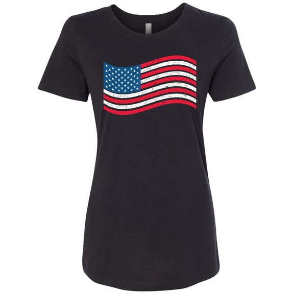 Inktastic Grunge American Flag Women's T-Shirt