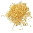 thumbnail image 3 of 300 Piezas de Pasadores de , Hallazgos de Joyería, Collar de Pendientes, Pasadores para La Cabeza, Pasadores para Ojos, 20 Mm / 30 Mm Gloria Round Head Headpins, 3 of 5