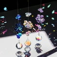 thumbnail image 1 of Fiudx Colgante Atrapasol de Cristal, Decoración de Cristal Colorida, Diseño de Árbol de La Vida de Hierro, Energía Positiva, Carillón de Viento para Jardín, Decoración Del Hogar, Idea de Regalo con S, 1 of 7