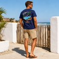 thumbnail image 4 of Men's Hawaii Tropical Graphic T-Shirt | Beach Print Casual Summer Tee | Sizes S–4XL, 4 of 9