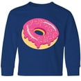 thumbnail image 3 of Inktastic Pink Donut with Sprinkles Long Sleeve Youth T-Shirt, 3 of 5