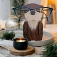 thumbnail image 2 of Stylish Wooden Animal Glasses Holder Desktop Organizer and Decorative Display Stand for Eyewear, 2 of 4