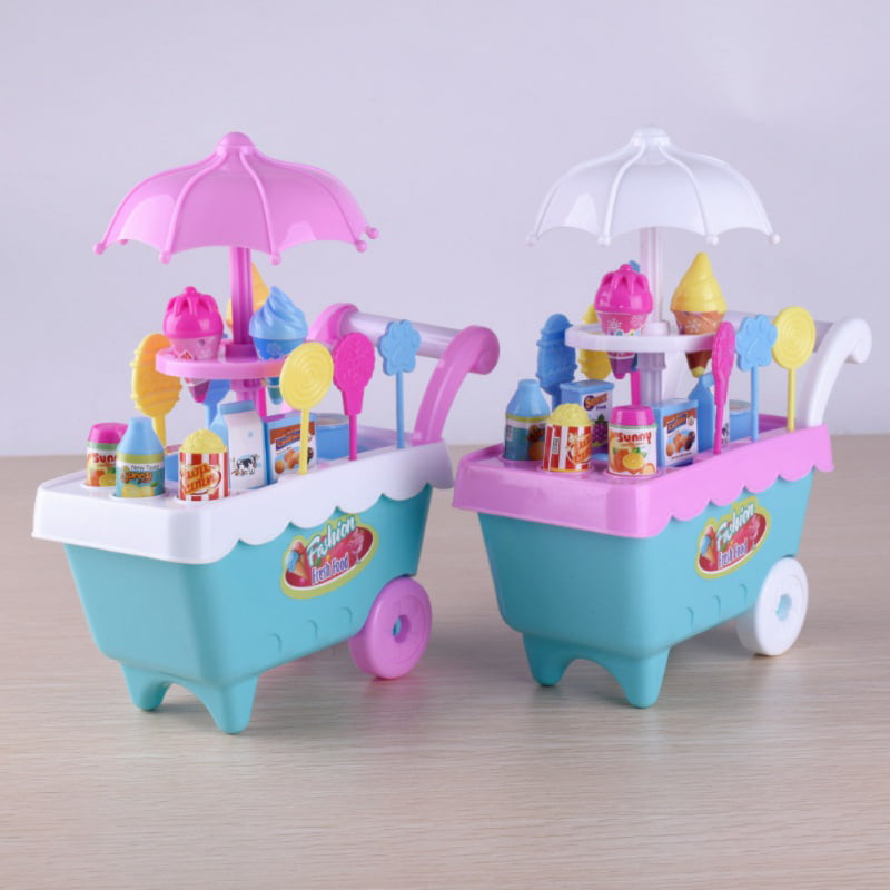 Funny Mini Toy Candy-Ice-cream Truck Car Girl Soft Educational Interactive Toys