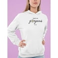 thumbnail image 2 of Happiness Looks Gorgeous Hoodie Women -Image by Shutterstock, Female x-Large, 2 of 4