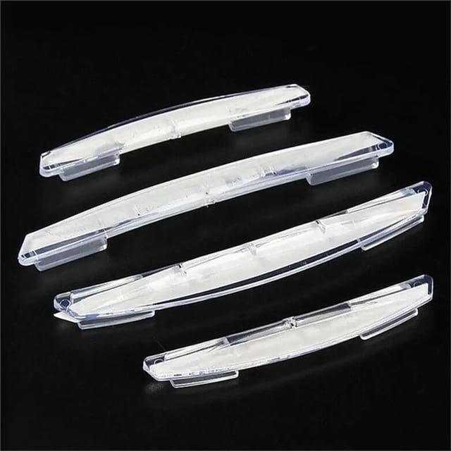 Car Door Edge Guards 4-Pack - Transparent Scratch & Collision Protector Strips, Universal Fit for Most Vehicles