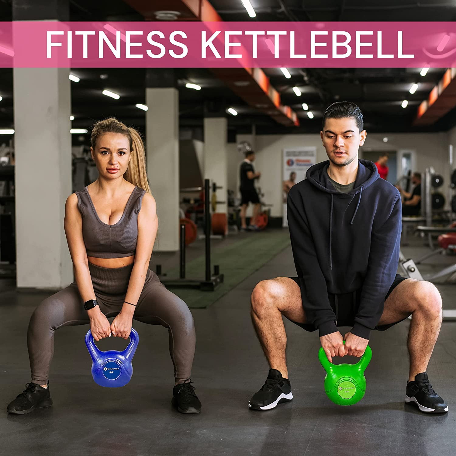 Gymenist, 8lb Kettlebell, Single