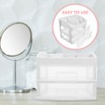 thumbnail image 2 of OULII Plastic Desktop Organizer White PP Organization for Classroom 1Pcs, 2 of 7