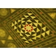 thumbnail image 1 of Ahgly Company Indoor Rectangle Patterned Bakers Brown Area Rugs, 2' x 5', 1 of 6