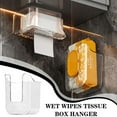 thumbnail image 4 of UOYOTT Wall Mounted Tissue Box Wet Wipes Dispenser Holder Hanging Organizer Tissue, 4 of 6