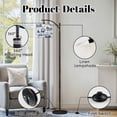 thumbnail image 6 of Arc Floor Lamp with Adjustable Lampshade Vintage Nautical Sailing Ships Coastal Scenes Blue White Standing Lamp 3 Color Temperatures Dimmable Tall Pole Lamp with Foot Switch for Bedroom, 6 of 8