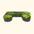 thumbnail image 6 of Vego Garden 17" Tall U-Shape Raised Garden Bed Metal Planter Box for Vegetables Flowers Ground Standard Size Modern Gray, 6 of 6