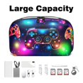 thumbnail image 3 of Game Controller USB Organizer Oxford Cloth Waterproof Electronic Gadget Storage Bag 5.9x9.44x3.14 in Hard Drive Case Portable Small Box Cell Phone Charger Cord Organizer, 3 of 6