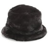 George - Faux Fur Boater Hat