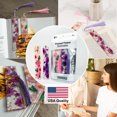 thumbnail image 3 of Pressed Flower Bookmarks (2 Pack) Clear Dried Floral Resin with Tassels Handmade Gift for Women, Students, Bookworms, Book Lovers, Accessories to Increase Reading Interest, 3 of 6