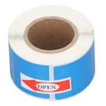 thumbnail image 3 of 1 rollo de etiqueta de cable térmico impermeable resistente al aceite papel para etiquetas adhesivo sin tinta para ingeniería de comunicación de fibra azul, 3 of 5