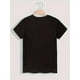 thumbnail image 2 of Women'S Casual T-Shirt for Summer, Featuring a Cartoon Character Print, Short Sleeves, And a Comfortable Crew Neck, 2 of 6