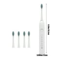 thumbnail image 2 of 2025 NEW Electric Toothbrush With 4 Brush Heads 6 Cleaning Modes IPX7 Water Proofing Two-minute Timer Setting Electric Toothbrush-Newly, 2 of 6