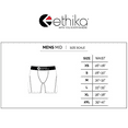 Ethika Mens Mid Underwear Boxer Briefs Flamin Hot