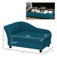 thumbnail image 3 of Pet Sofa: Elevated Sofa Bed for Small & Medium Dogs with Under-Seat Storage, 3 of 7