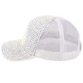 thumbnail image 2 of LINLIN Baseball Hat, Fashion Diamond Studded Baseball Cap Personality Rhinestone Cap Outdoor Sun Shade Cap for Men Women Peaked Cap Sports Cap, 2 of 5