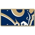 thumbnail image 1 of Los Angeles Rams License Plate - Acrylic Mega Style, 1 of 1