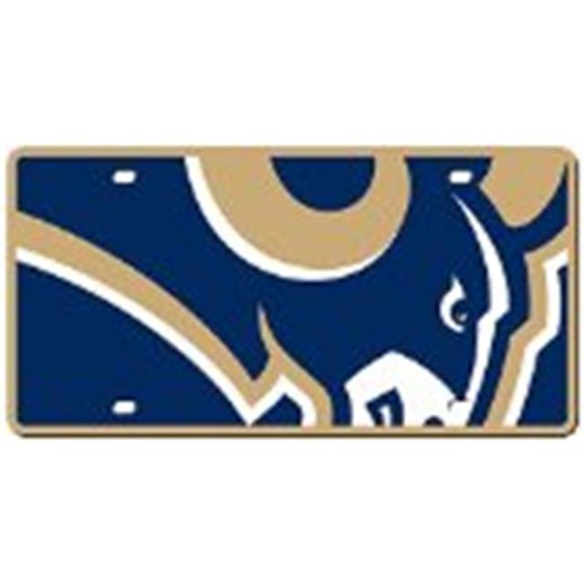 Los Angeles Rams License Plate - Acrylic Mega Style
