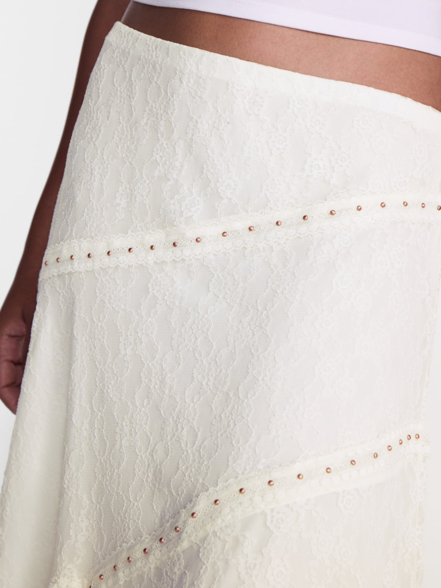 No Boundaries Asymmetrical Midi Skirt, Women’s XXS-XXL
