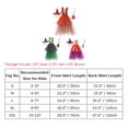 thumbnail image 6 of IBTOM CASTLE Kids Girls Witch Costumes Halloween Cosplay Costume Fancy Dress Cloak Witch Broom 3PCS Dress up Outfit 6-7 Years Orange, 6 of 6