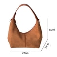 thumbnail image 2 of Slouchy Suede Shoulder Bags For Women Retro Crossbody Bag Tote Bag Satchel Bag Winter Work Purses Crescent Bag Handbag Fall, 2 of 7