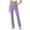 Purple, variant on Tqcoqu Womens High Waist Yoga Pants,Stretchy Casual Trousers Straight Leg Pull On with Pockets,Army Green Women's S-XXL