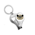 thumbnail image 1 of Marrón, lindo, gordo animal, oso panda. Cortador de clavos Anillo Llavero Abrebotellas Clipper, 1 of 3