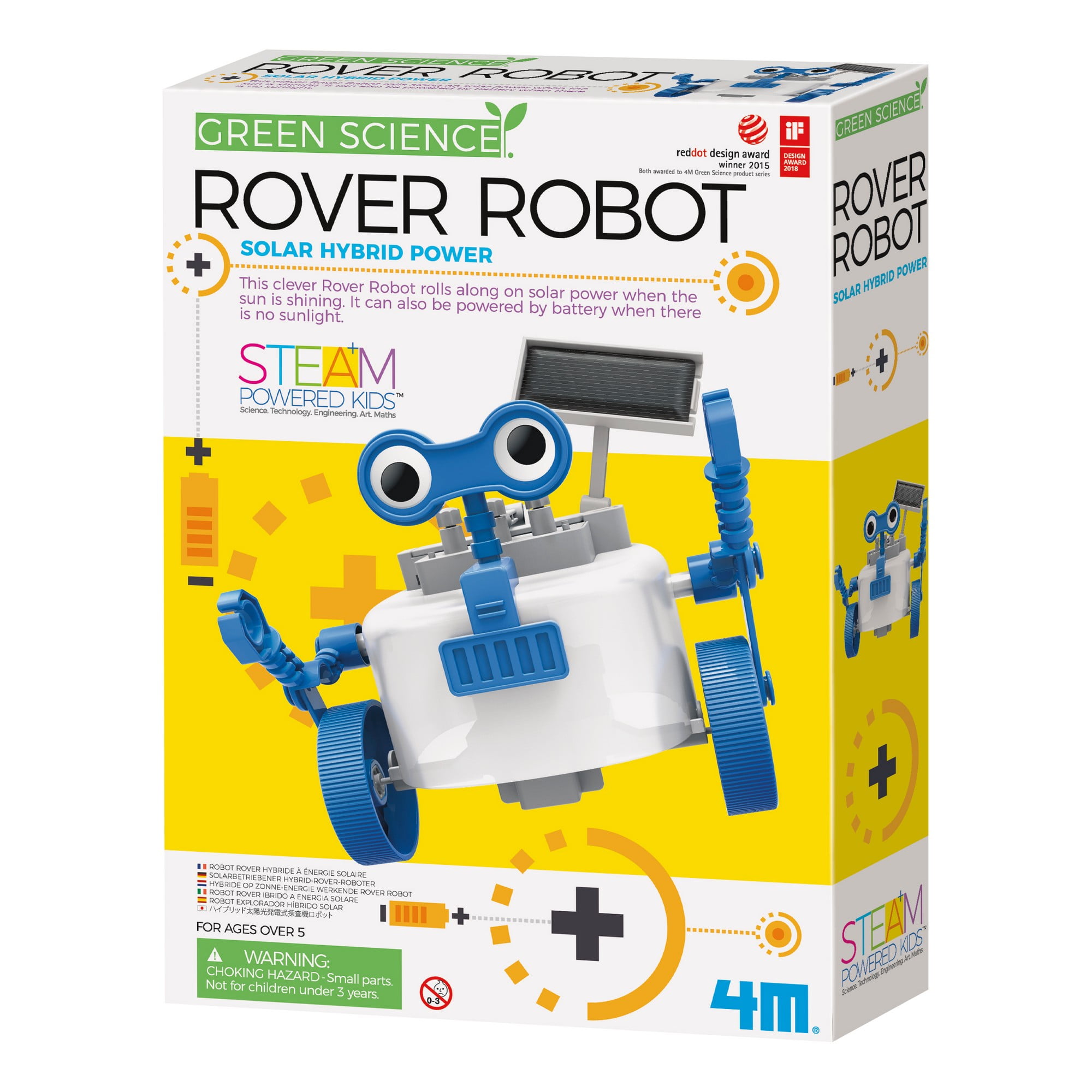 Robot Solar Rover Kit Experiment Back to School and Lab Eco-Engineering 