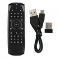 thumbnail image 1 of 2.4G Retroiluminación inalámbrica Fly Air Mini Mouse Teclado Control remoto para Android TV PC BOX, 1 of 8
