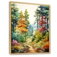 thumbnail image 2 of Designart "Pine Tree Autumn Euphony III" Floral & Botanical Floater Framed Canvas Print, 2 of 7