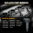 thumbnail image 6 of Nilight Ignition Coil Packs Fit for Toyota 2002 - 2009 Camry Highlander RAV4 Corolla Matrix Solara 2010-2015 Lexus Scion TC XB 2.4 2.0L OE# UF333 C1330 90919-02244 Coils 4 Sets, 6 of 7