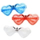 thumbnail image 3 of Gafas luminosas, gafas led, corazón de amor, gafas fluorescentes de luz fría, suministros de barra, juguetes luminosos, 3 of 5