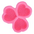 thumbnail image 4 of Flower Shape Silicone , 3-Cavity Heart Shaped Non-stick Design  Making Supplies, For Making  Aromatherapy Plaster Making Chocolate Fondant, 4 of 8